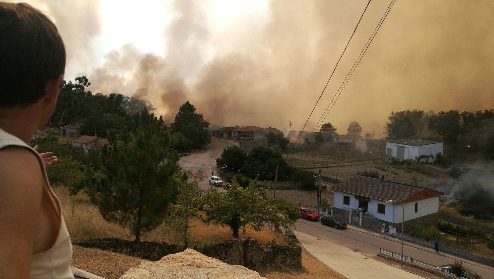  Incendio en Aldeadávila de la Ribera 