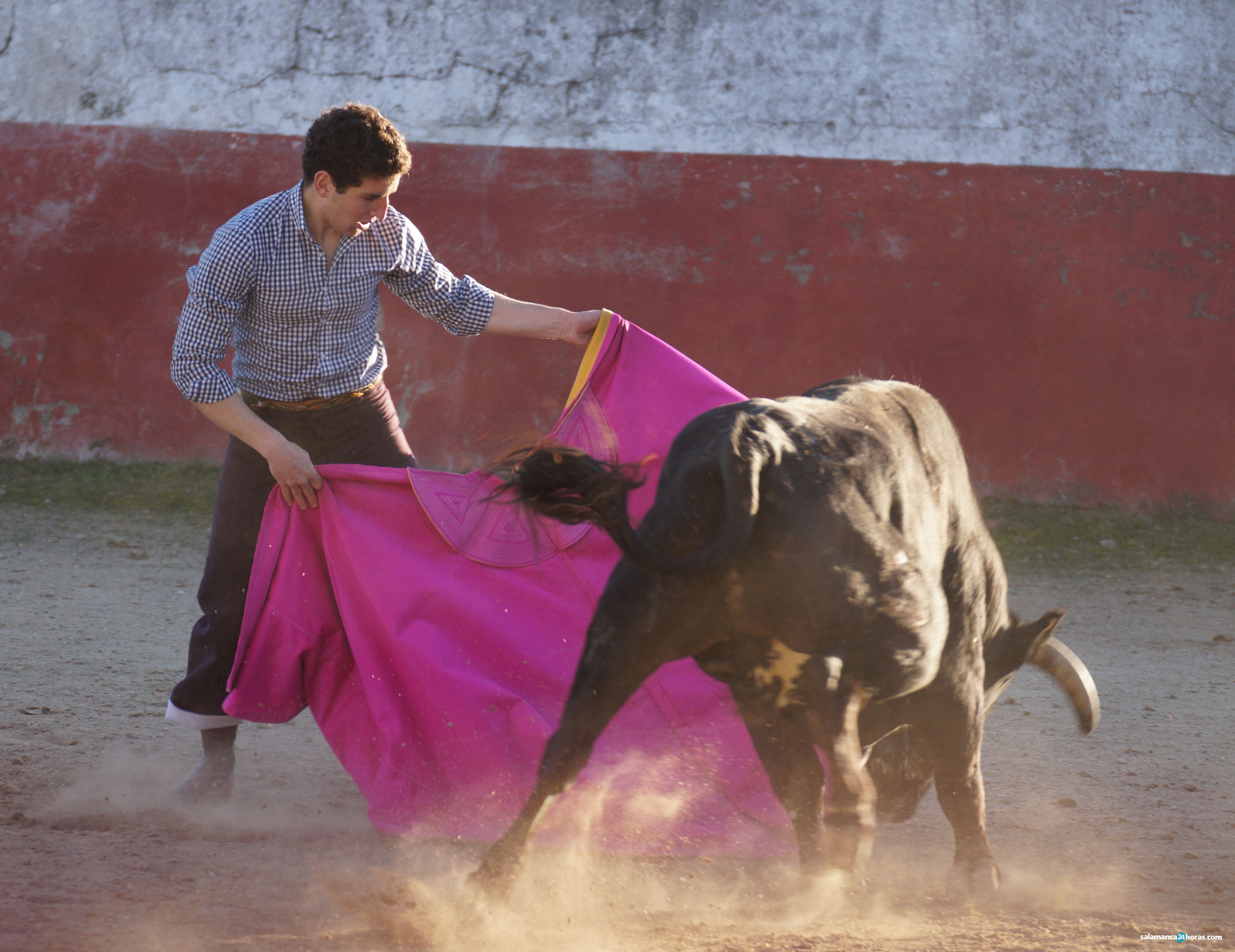Juan del Álamo y Valentín Hoyos se preparan para sus próximos compromisos en la ganadería de Pilar Población