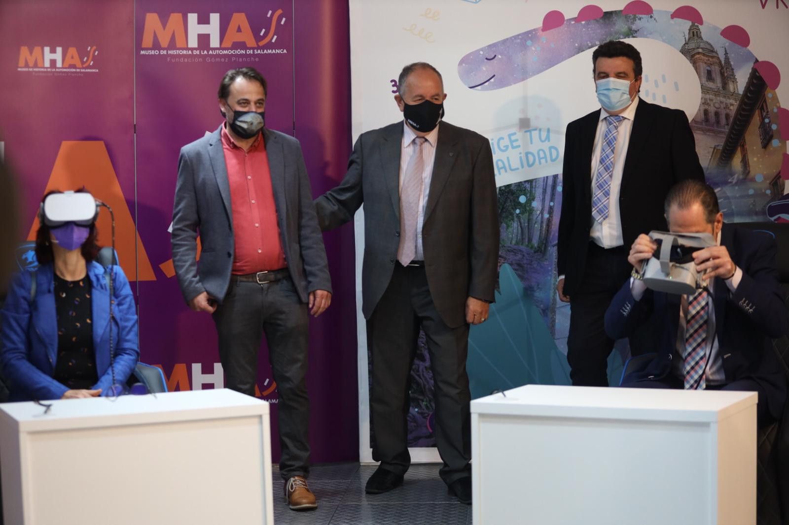 Presentación realidad virtual en el Museo del Automóvil de Salamanca