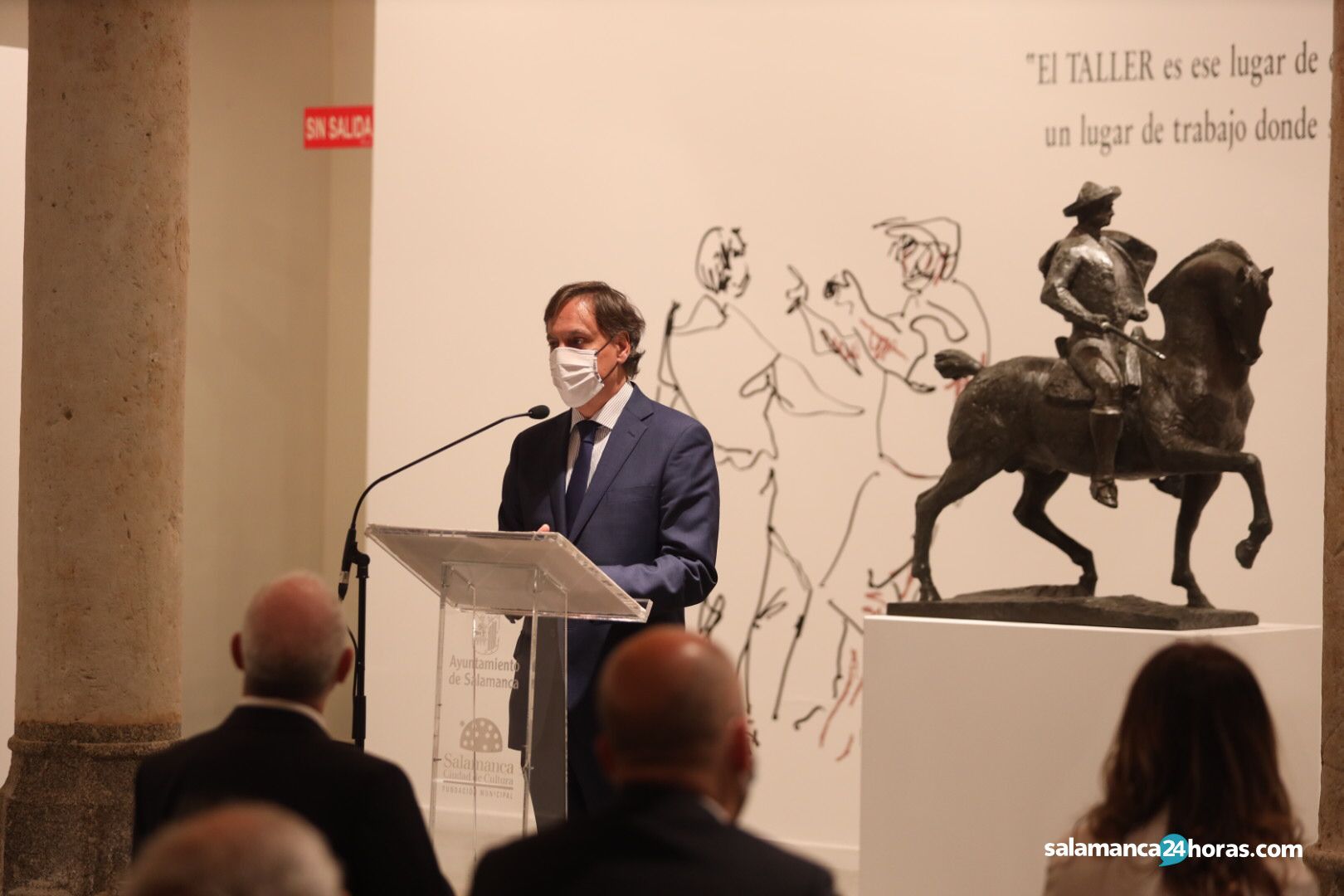 Presentación de la exposición ‘Alma Charra. La tradición salmantina en la obra de Venancio Blanco’.