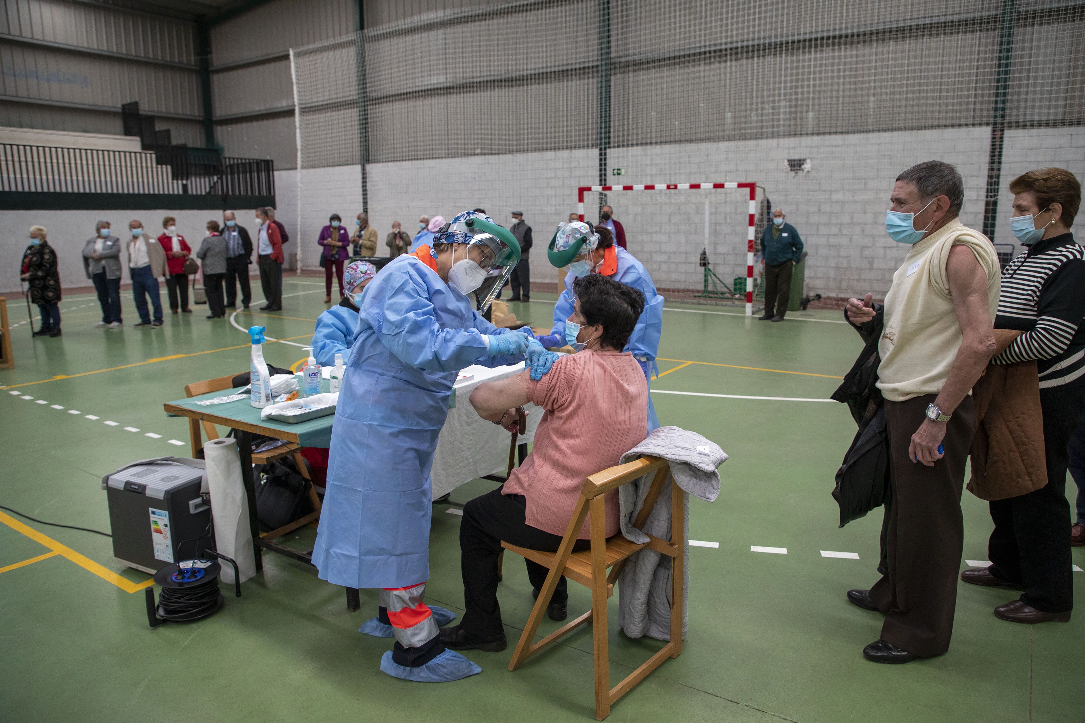 Vacunación en La Alberca Foto ICAL 2