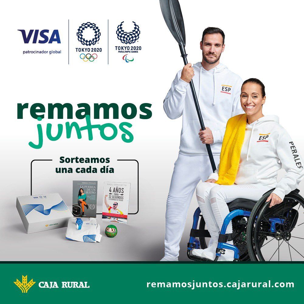 'Remamos juntos', la campaña de Caja Rural de Salamanca junto a Saúl Craviotto y Teresa Perales