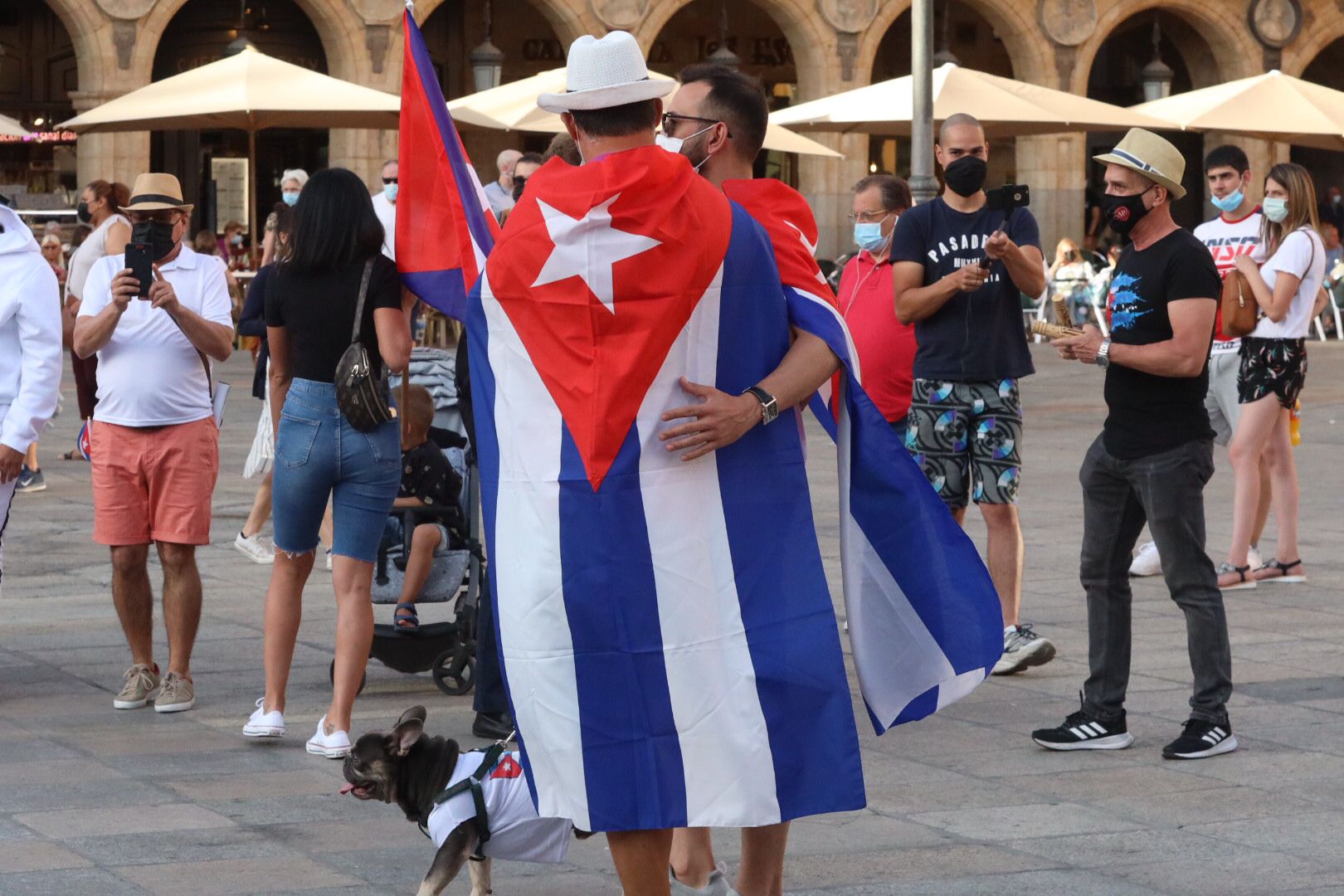 Manifestación de apoyo a Cuba (18)