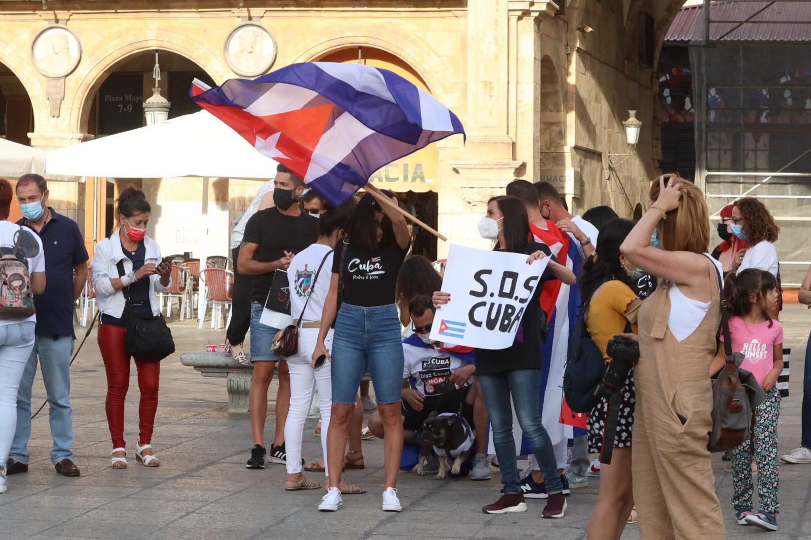Manifestación de apoyo a Cuba (13)