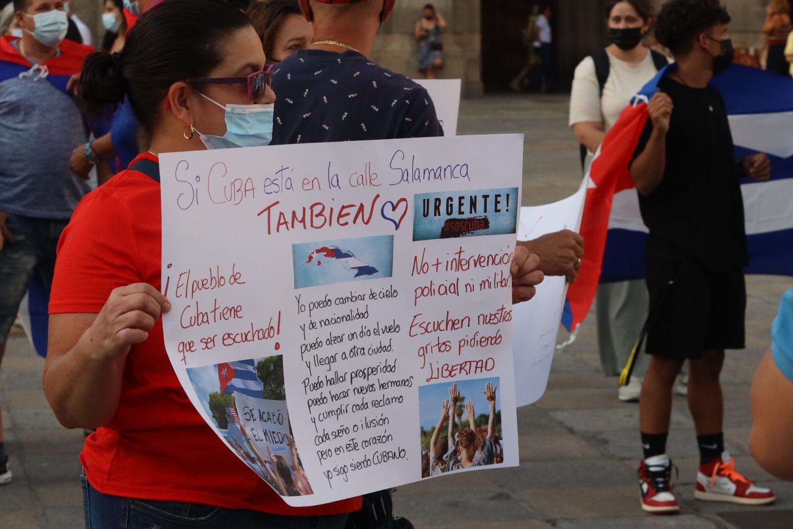 Manifestación de apoyo a Cuba (11)