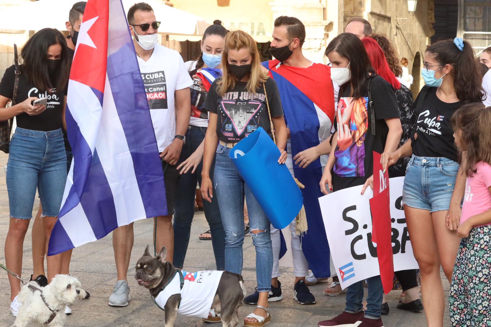 Manifestación de apoyo a Cuba (6)