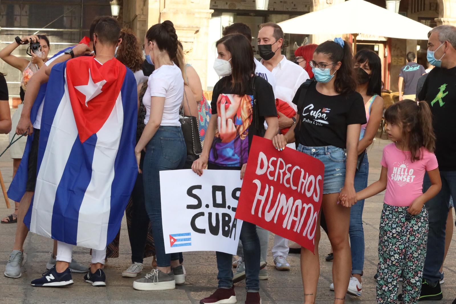 Manifestación de apoyo a Cuba (5)