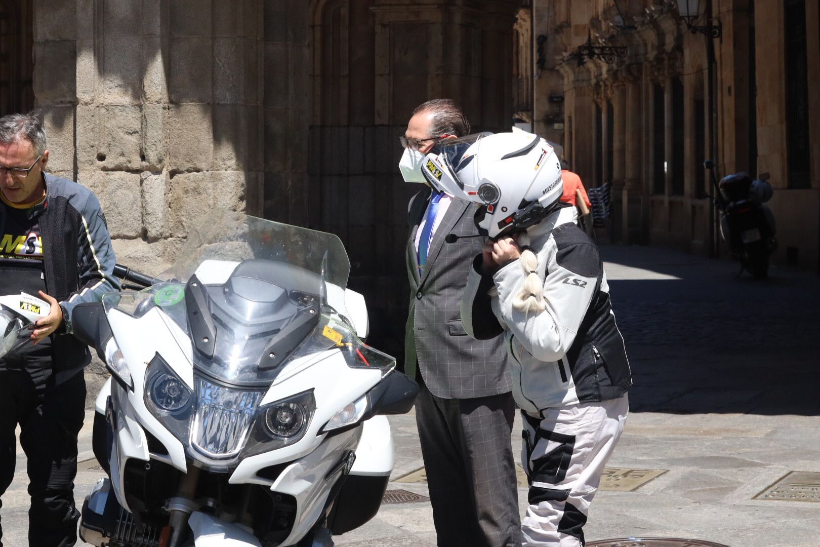 El alcalde de Salamanca, embajador de la campaña de la Plataforma Motera por la Seguridad Vial (4)