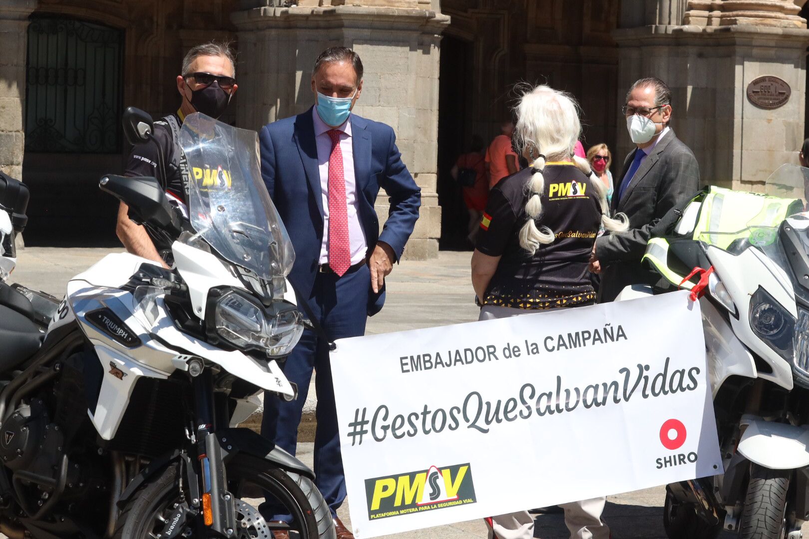 El alcalde de Salamanca, embajador de la campaña de la Plataforma Motera por la Seguridad Vial (8)