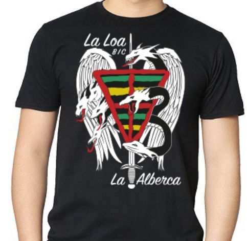 Diseño final para la camiseta de La Loa