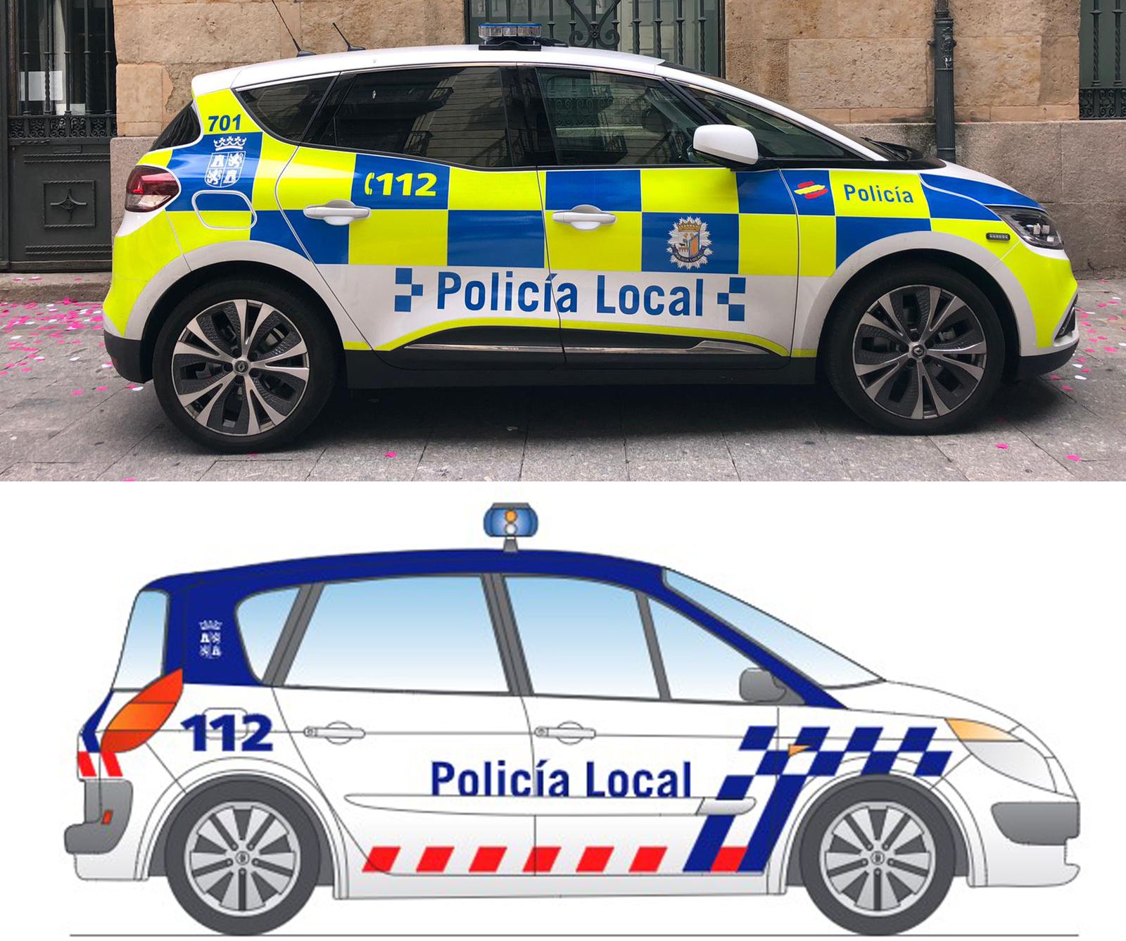 Comparativa Coche Policía Local