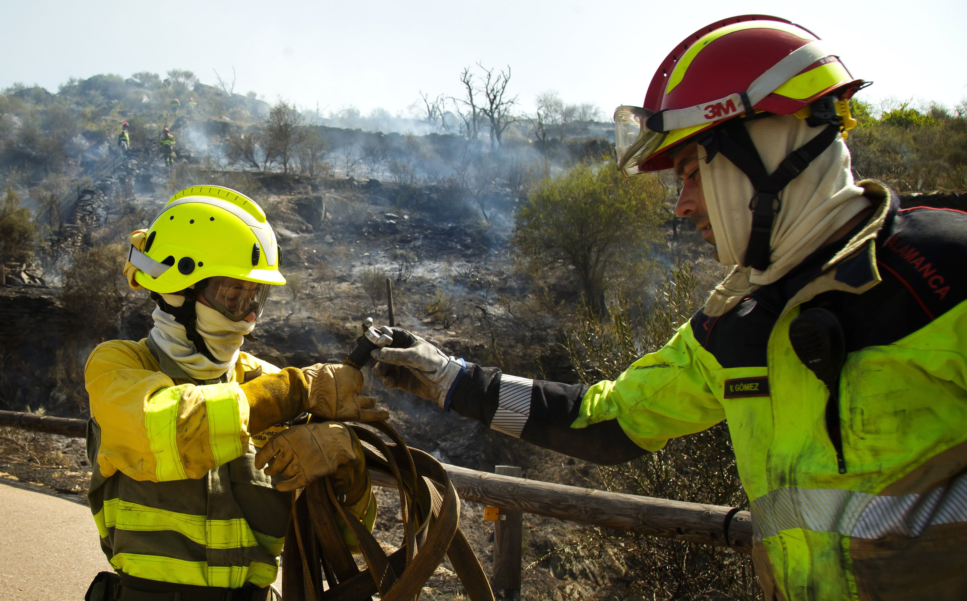 Incendio forestal en Siega Verde (Salamanca) (2)