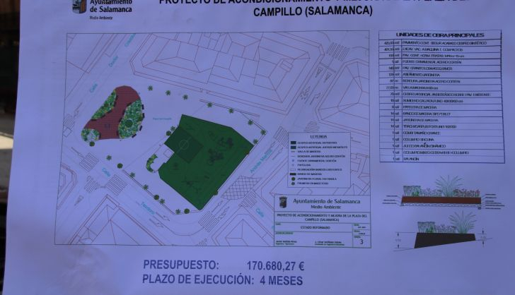 Myrian Rodríguez la ampliación y mejora en la Plaza del Campillo