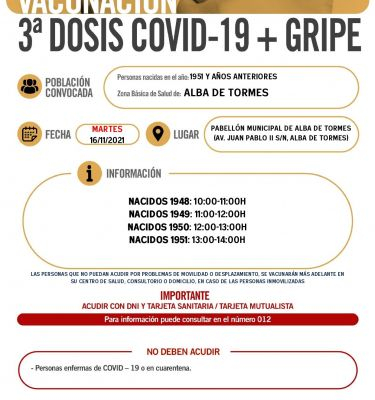 ALBA DE TORMES 16 NOVIEMBRE 2021 TERCERA DOSIS COVID + GRIPE page 0001