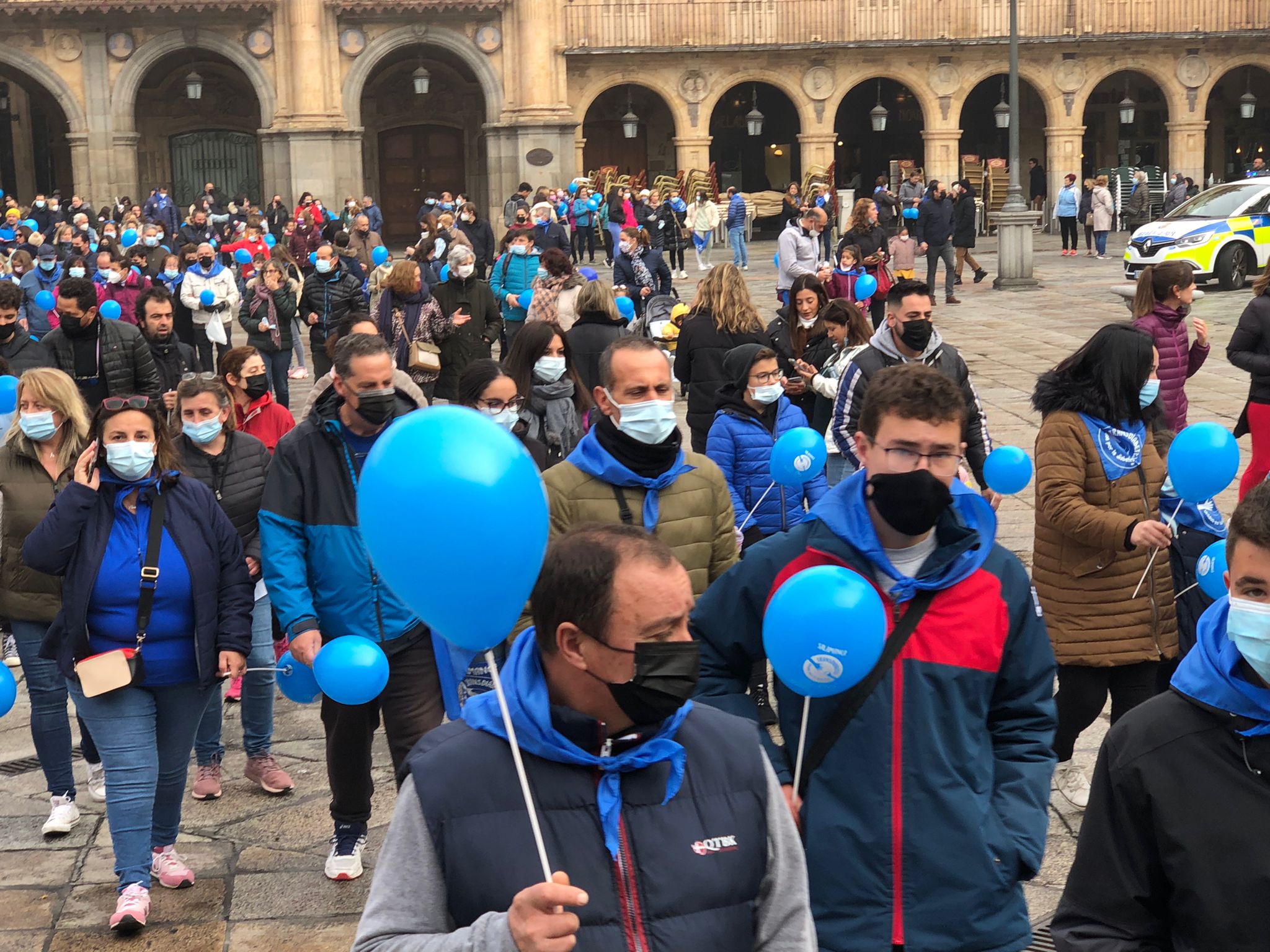 Marcha solidaria para dar visibilidad a la diabetes en Salamanca el 14 de noviembre de 2021. Foto SALAMANCA24HORAS (1)