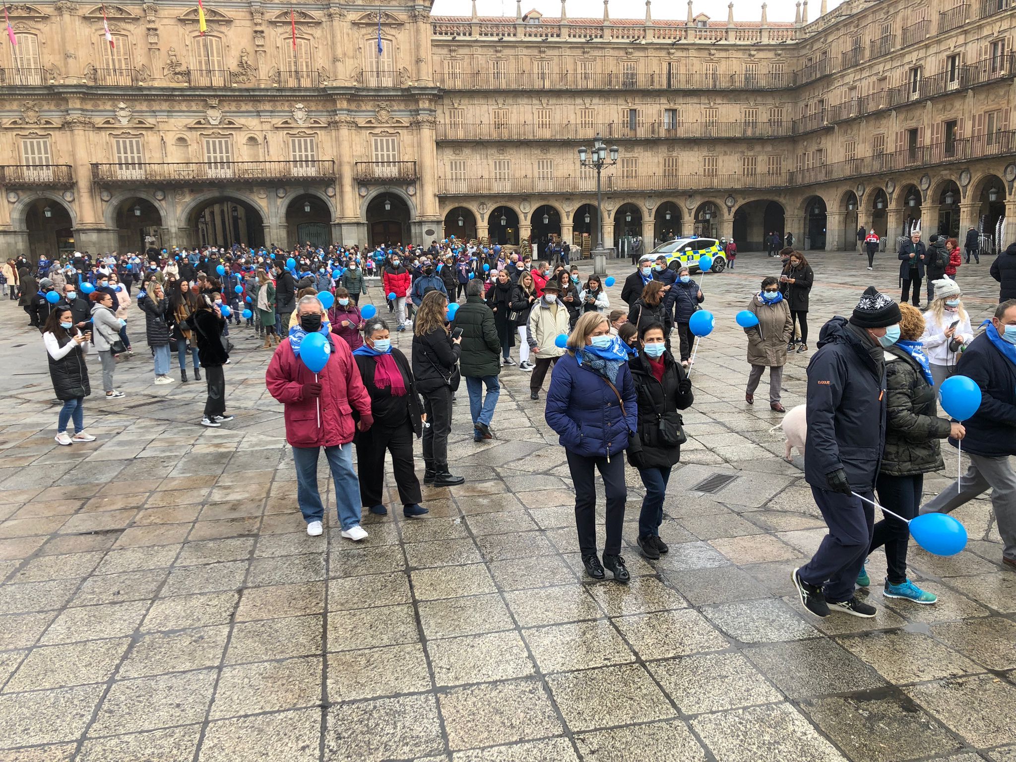 Marcha solidaria para dar visibilidad a la diabetes en Salamanca el 14 de noviembre de 2021. Foto SALAMANCA24HORAS (7)