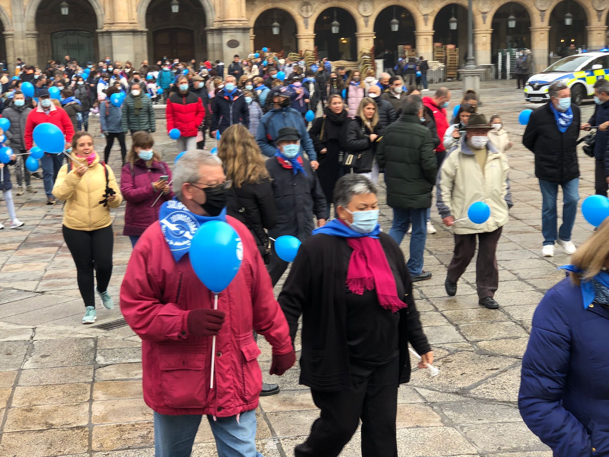 Marcha solidaria para dar visibilidad a la diabetes en Salamanca el 14 de noviembre de 2021. Foto SALAMANCA24HORAS (8)