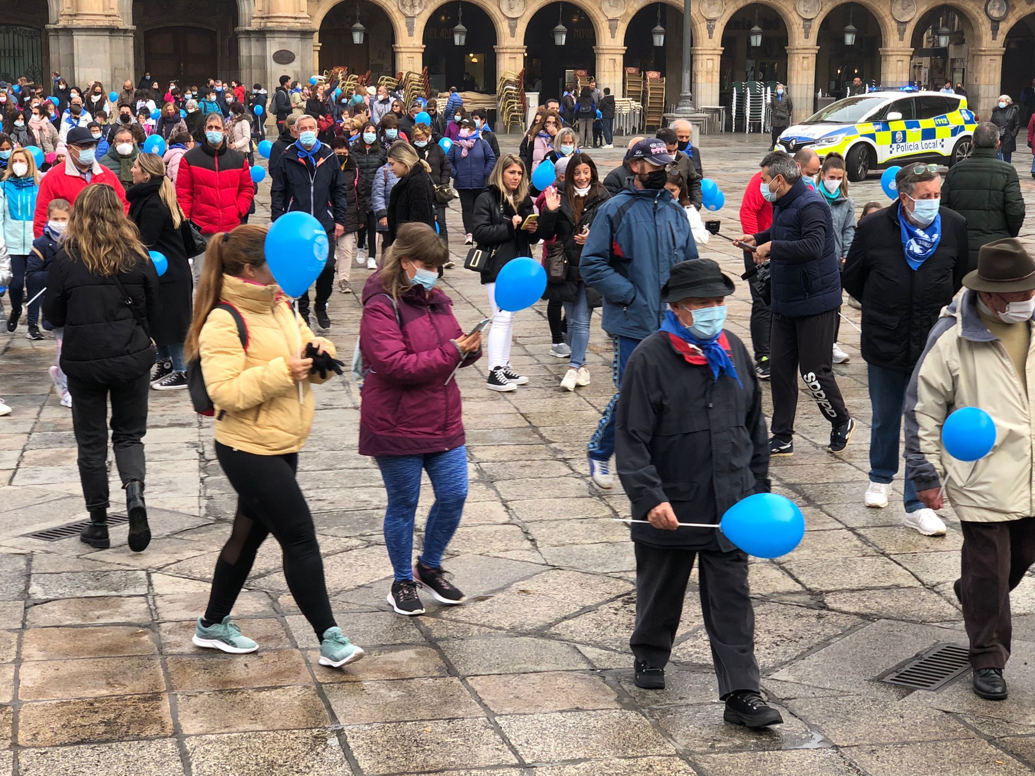 Marcha solidaria para dar visibilidad a la diabetes en Salamanca el 14 de noviembre de 2021. Foto SALAMANCA24HORAS (10)