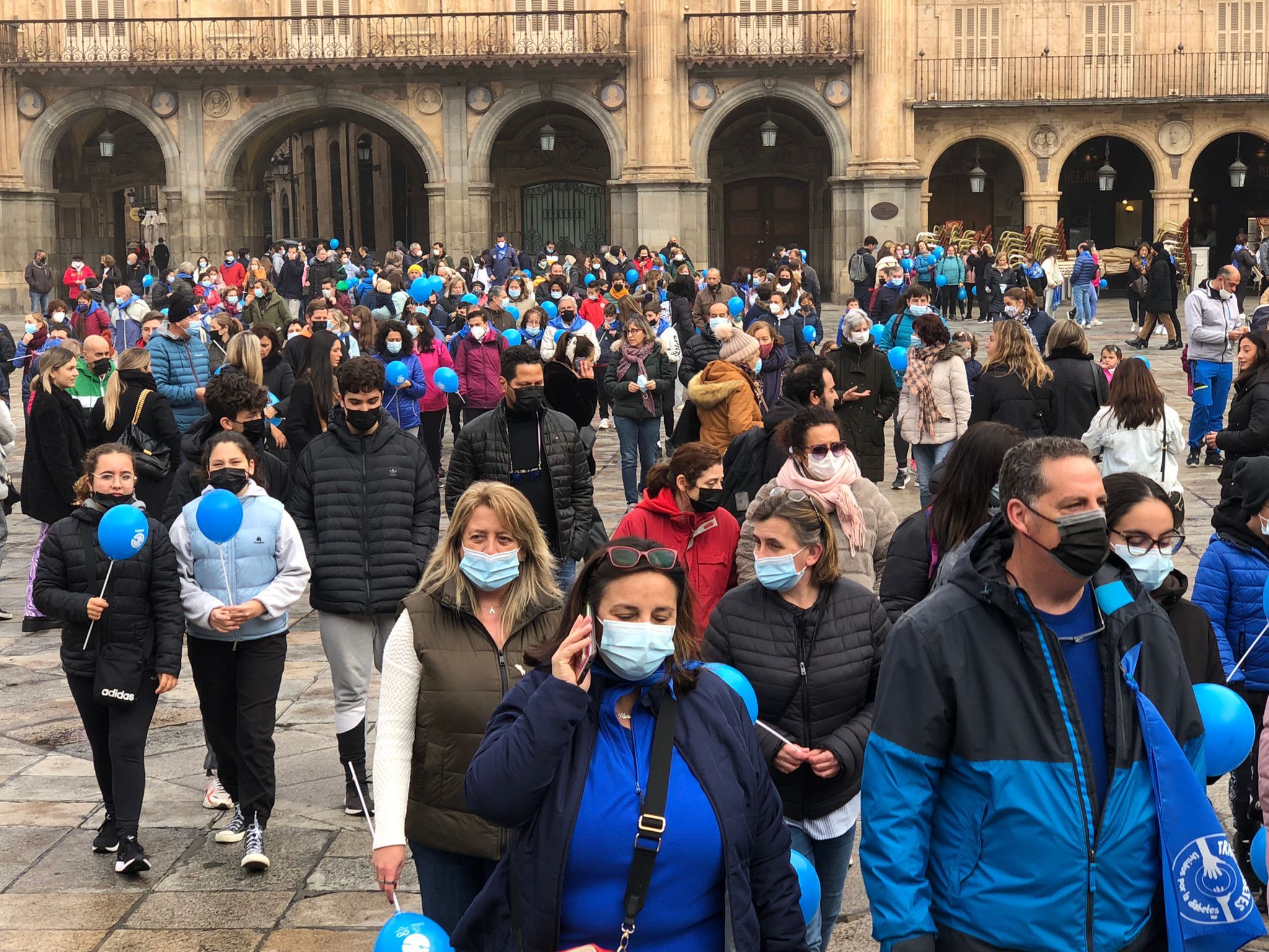 Marcha solidaria para dar visibilidad a la diabetes en Salamanca el 14 de noviembre de 2021. Foto SALAMANCA24HORAS (11)