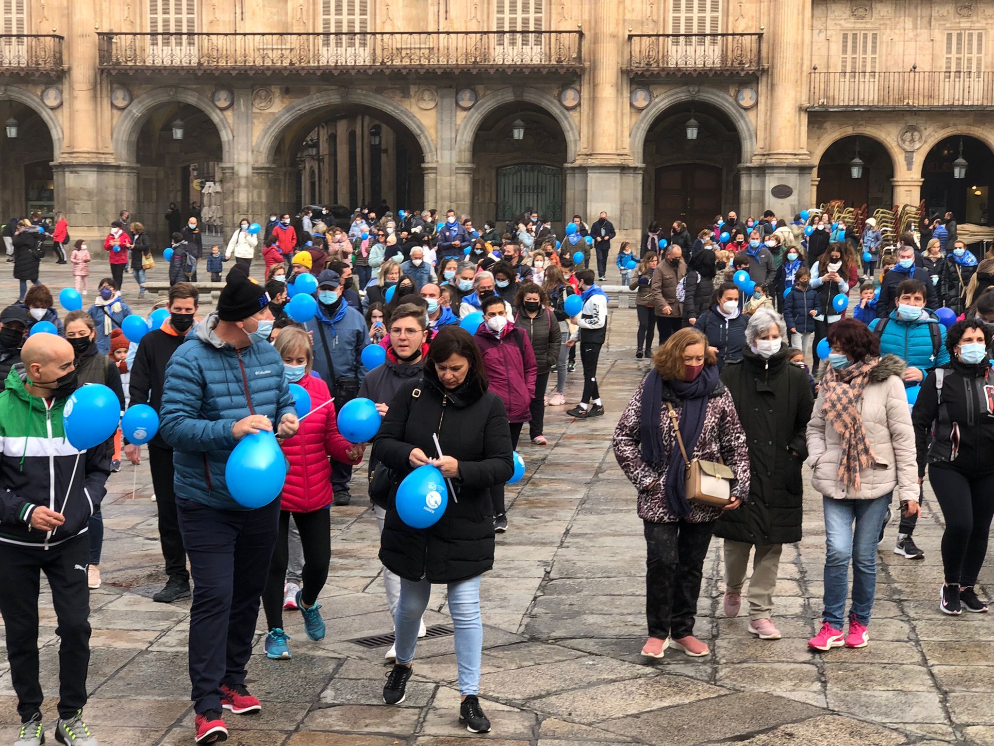 Marcha solidaria para dar visibilidad a la diabetes en Salamanca el 14 de noviembre de 2021. Foto SALAMANCA24HORAS (14)