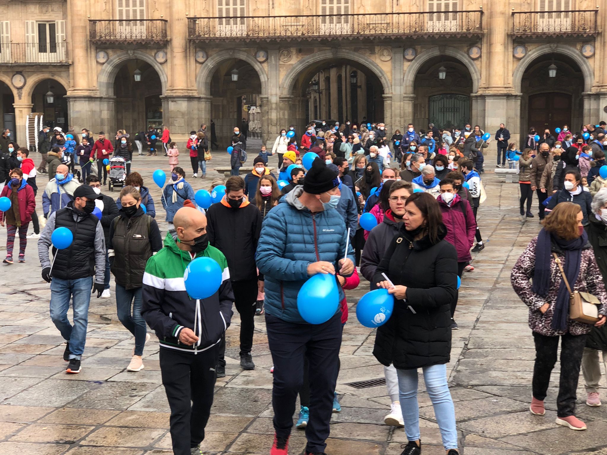 Marcha solidaria para dar visibilidad a la diabetes en Salamanca el 14 de noviembre de 2021. Foto SALAMANCA24HORAS (15)