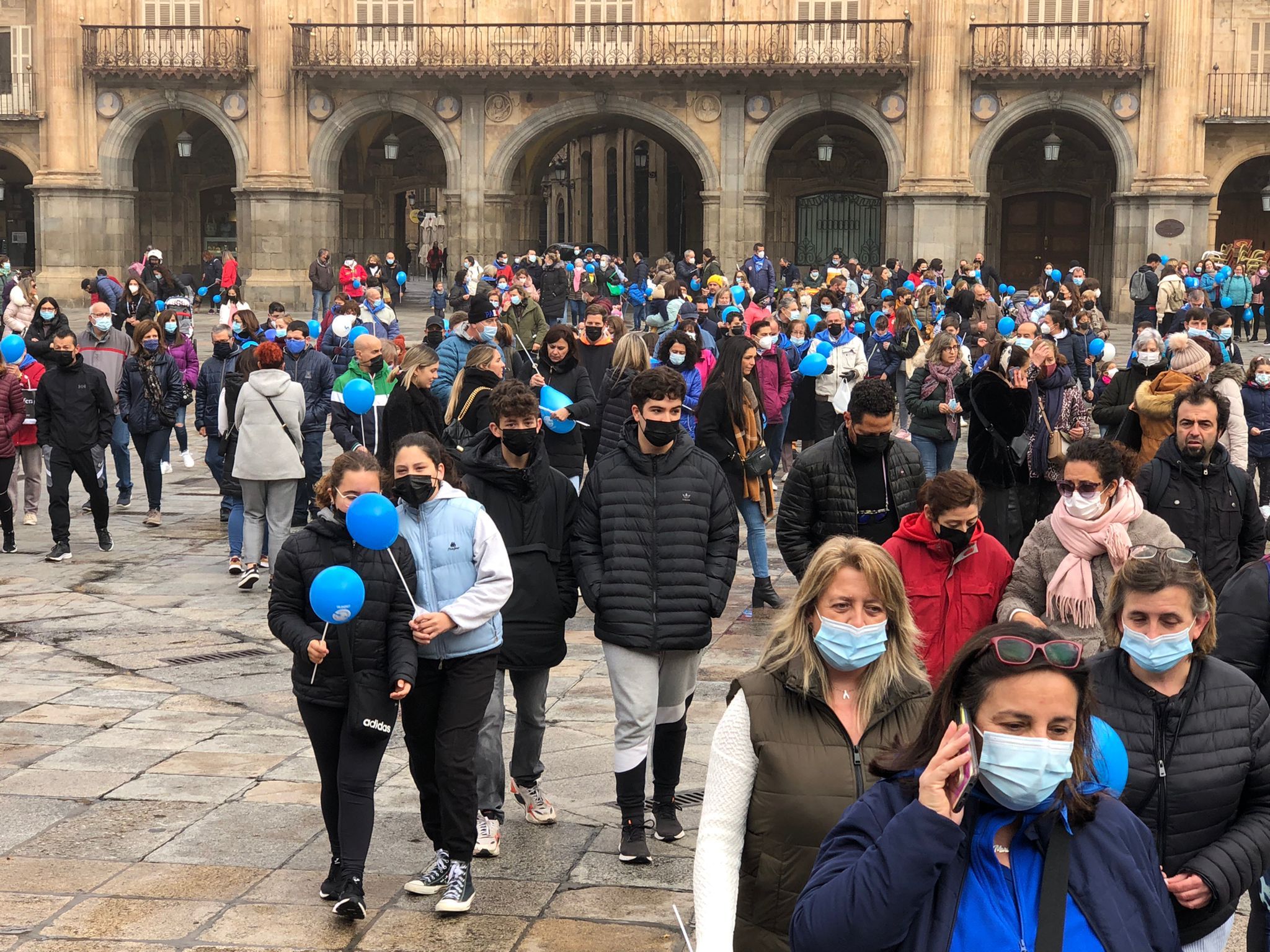 Marcha solidaria para dar visibilidad a la diabetes en Salamanca el 14 de noviembre de 2021. Foto SALAMANCA24HORAS (16)