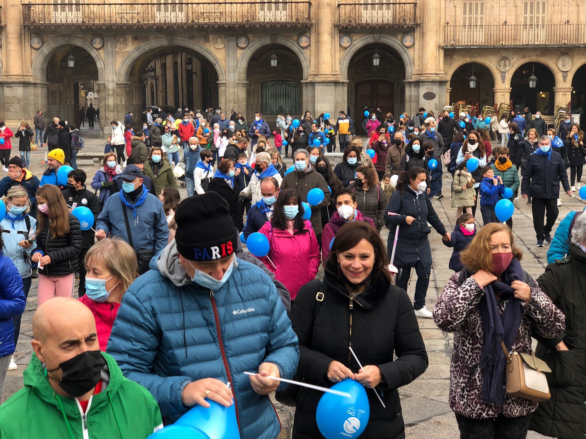 Marcha solidaria para dar visibilidad a la diabetes en Salamanca el 14 de noviembre de 2021. Foto SALAMANCA24HORAS (17)