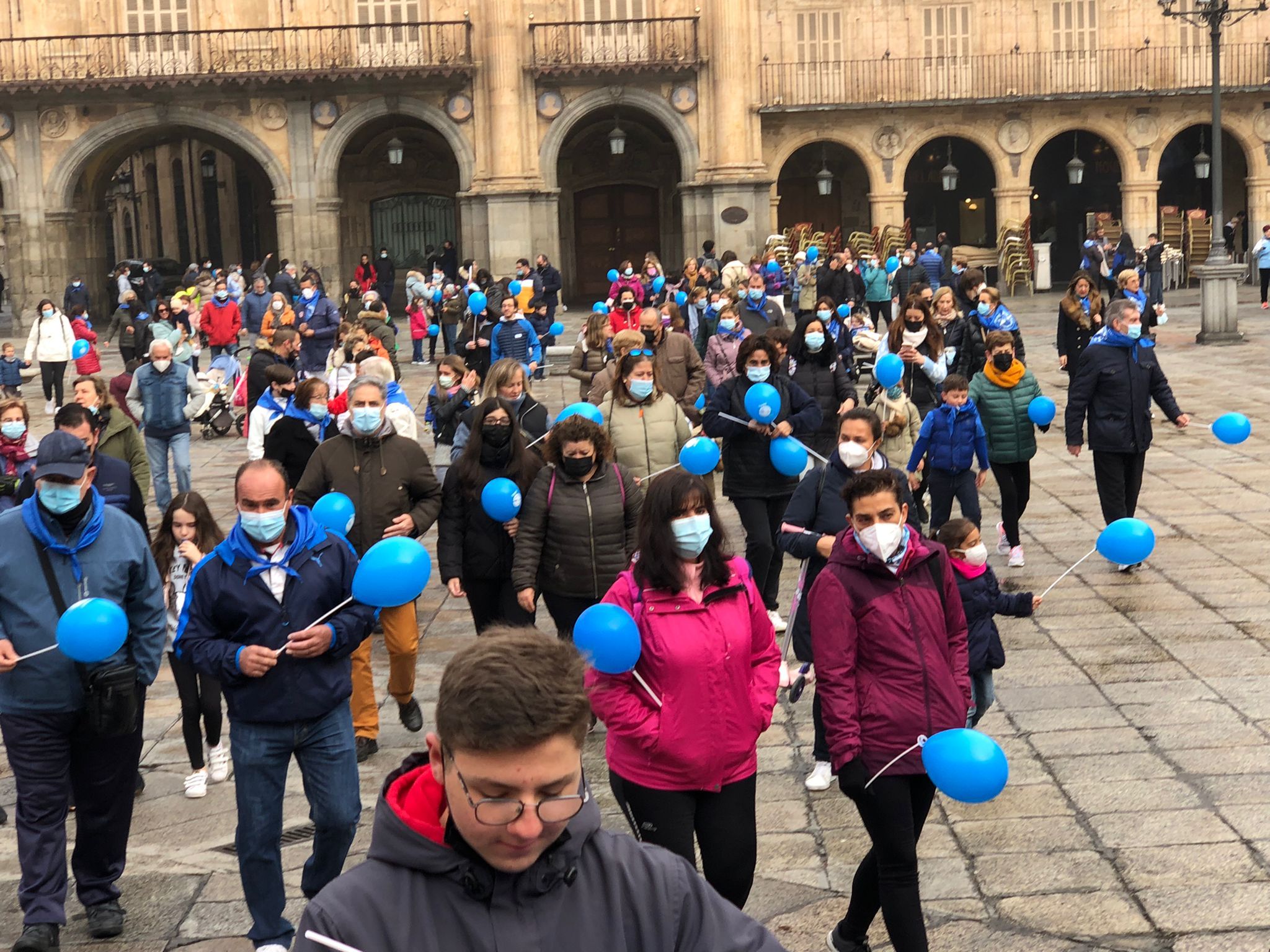 Marcha solidaria para dar visibilidad a la diabetes en Salamanca el 14 de noviembre de 2021. Foto SALAMANCA24HORAS (19)