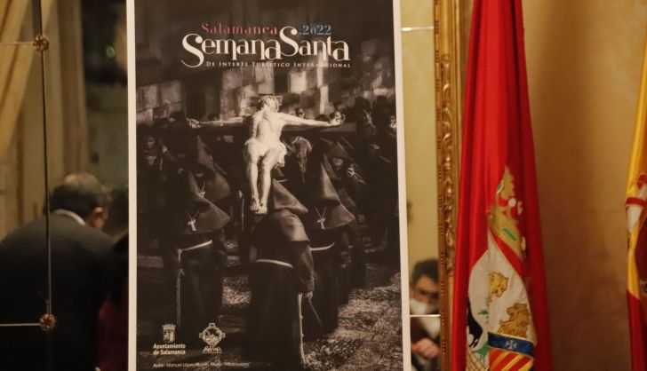 Presentación del cartel de la Semana Santa de Salamanca de 2022.