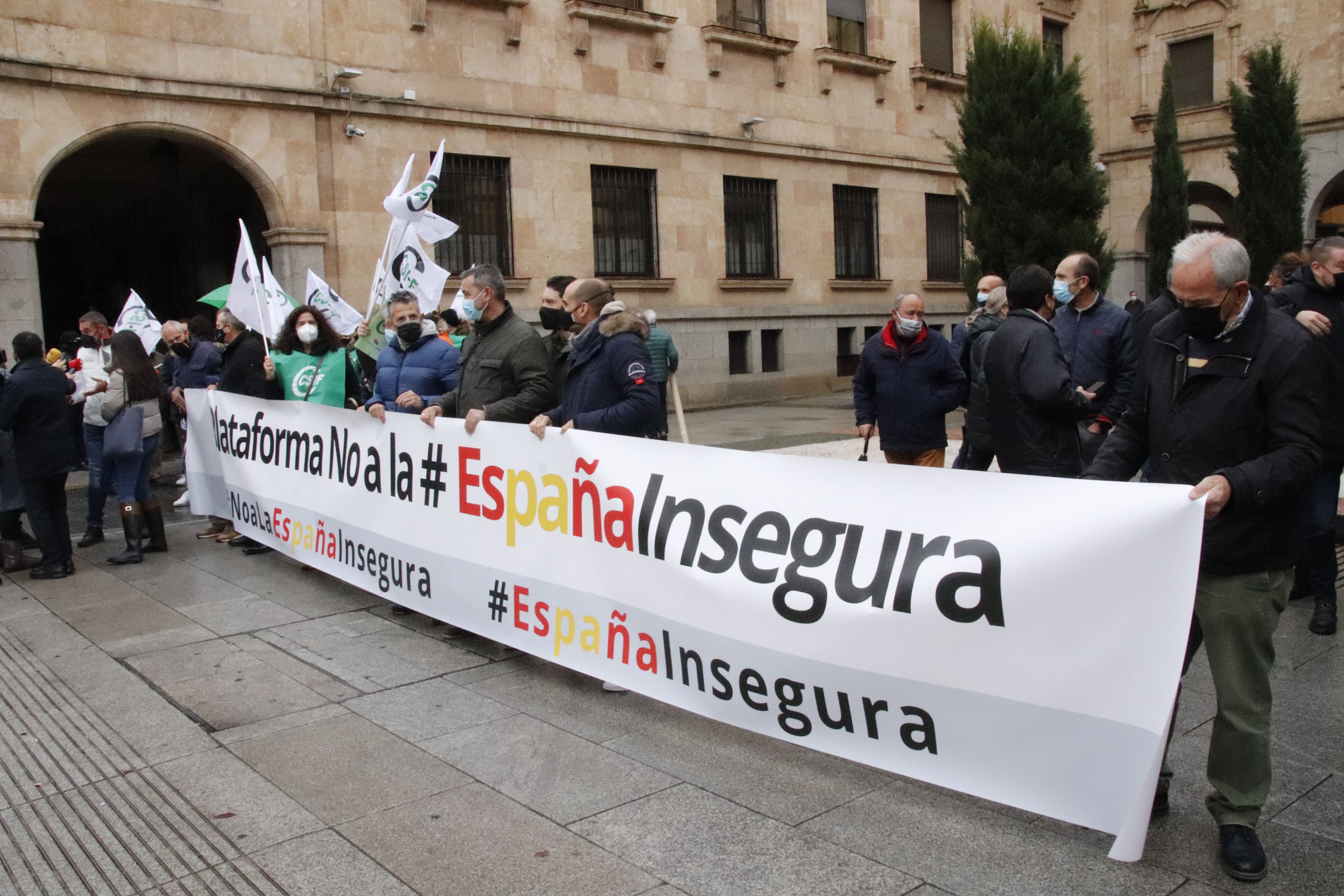 Concentración sindicatos policiales "No a la España insegura"