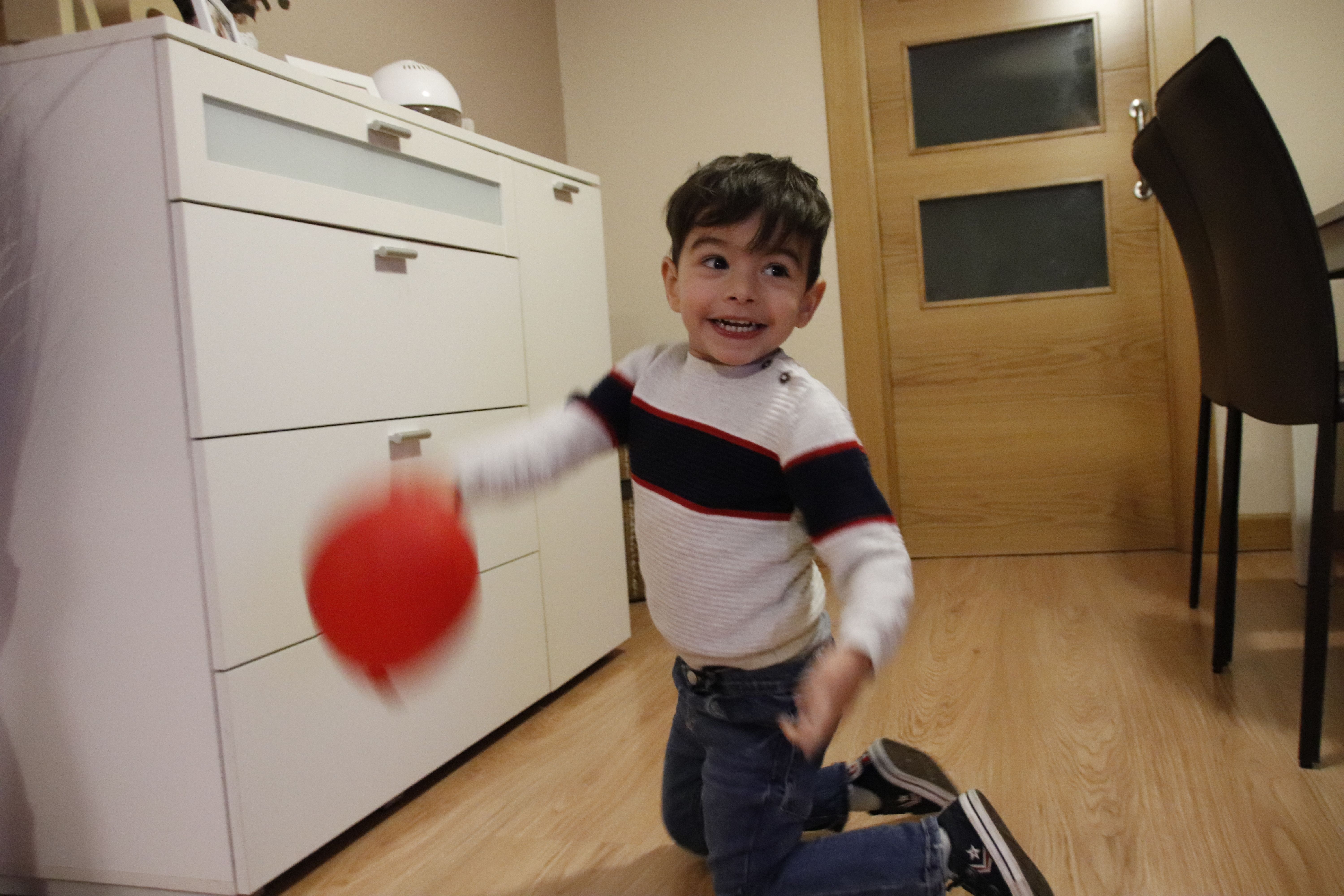 Asier, un niño salmantino con trastorno autista