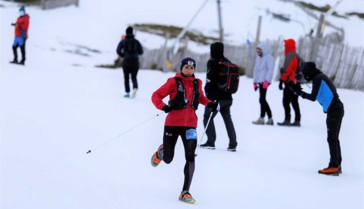 Imagen de una competición anterior de la Snowcross La Covatilla