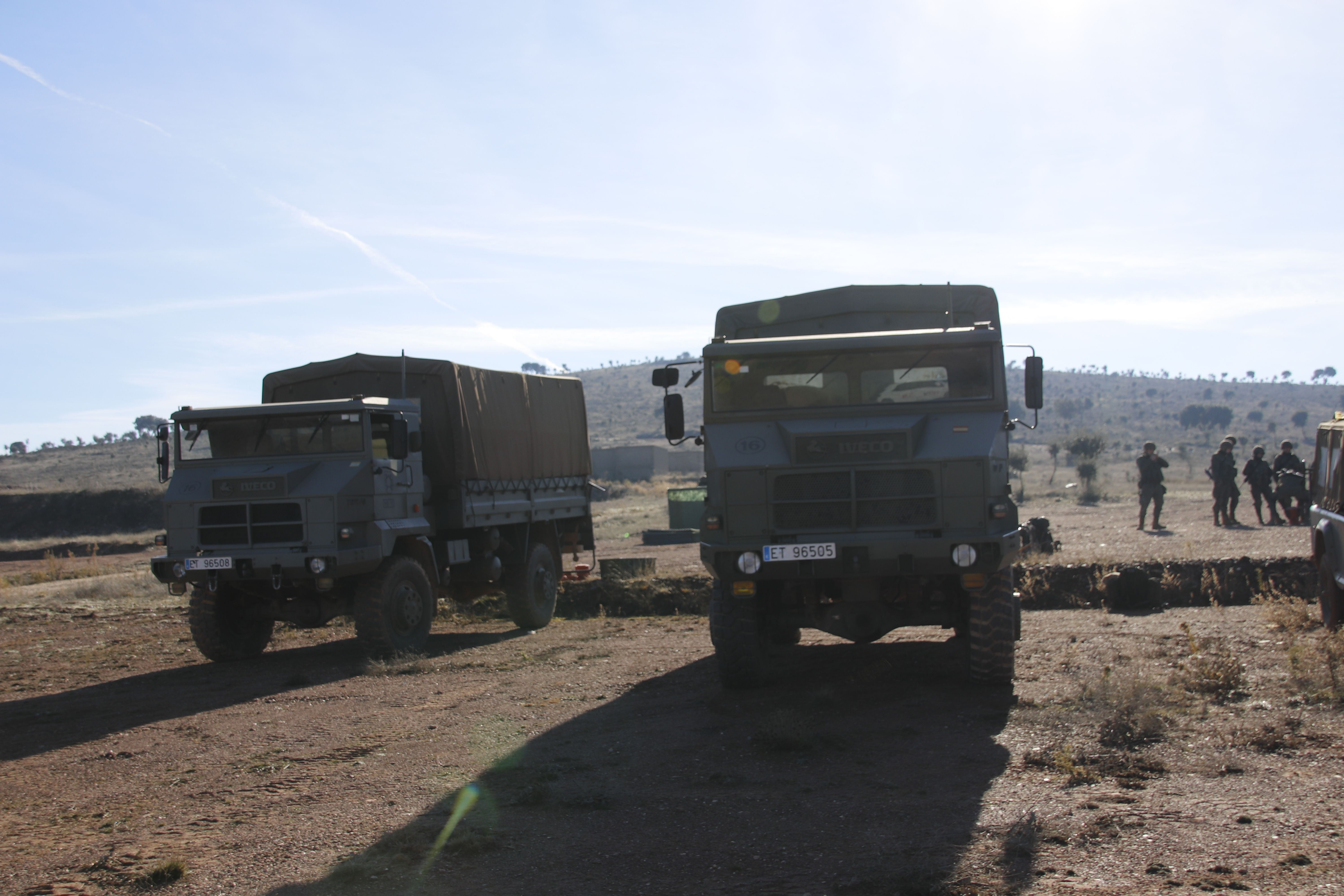 Entrenamientos de militares en Los Montalvos | Fotos: Andrea M