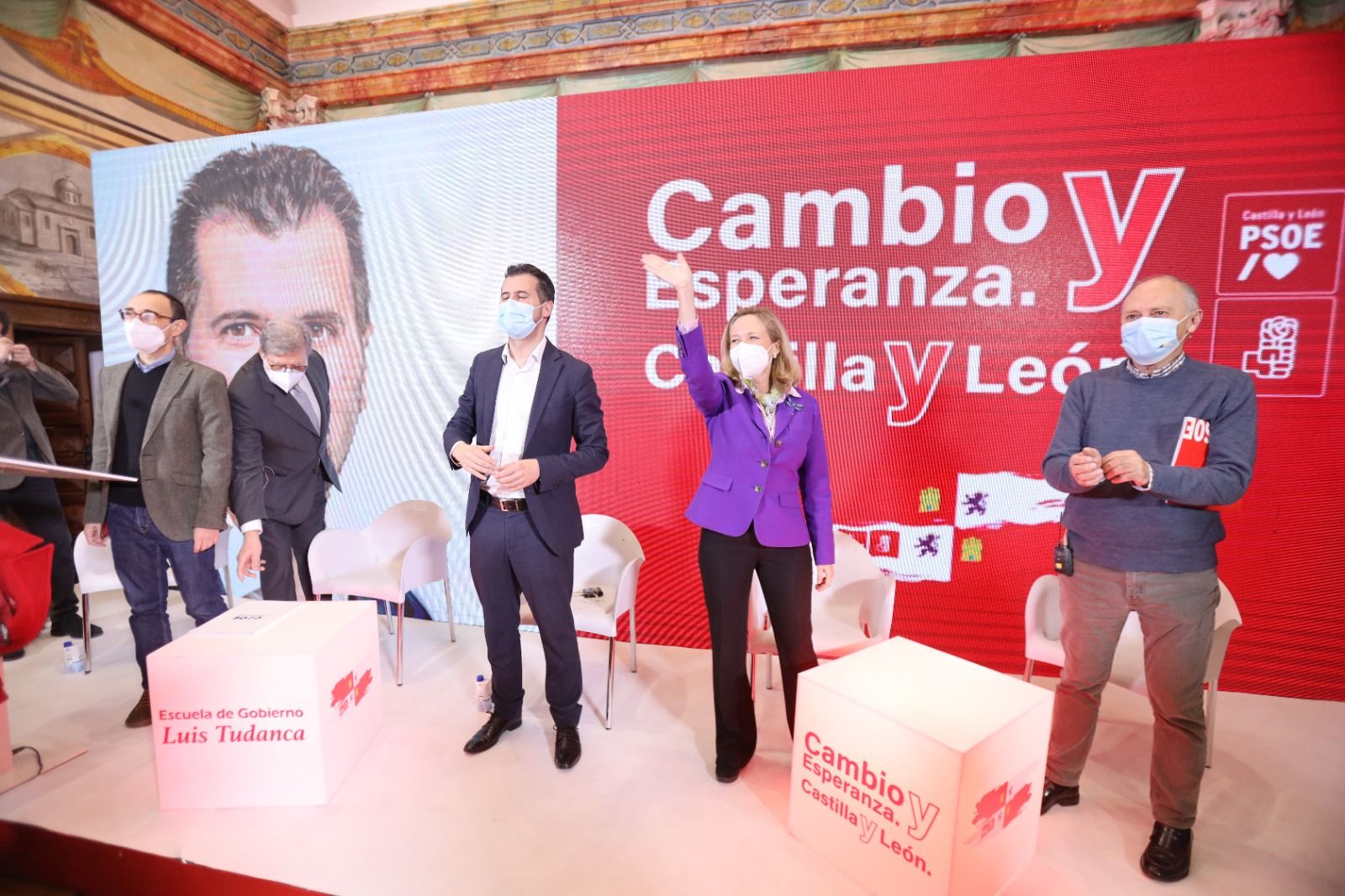 Escuela de Gobierno PSOE en Salamanca con la presencia de Nadia Calviño y Luis Tudanca (14)
