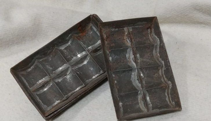Moldes de tableta de la fábrica de chocolate de La Vellés