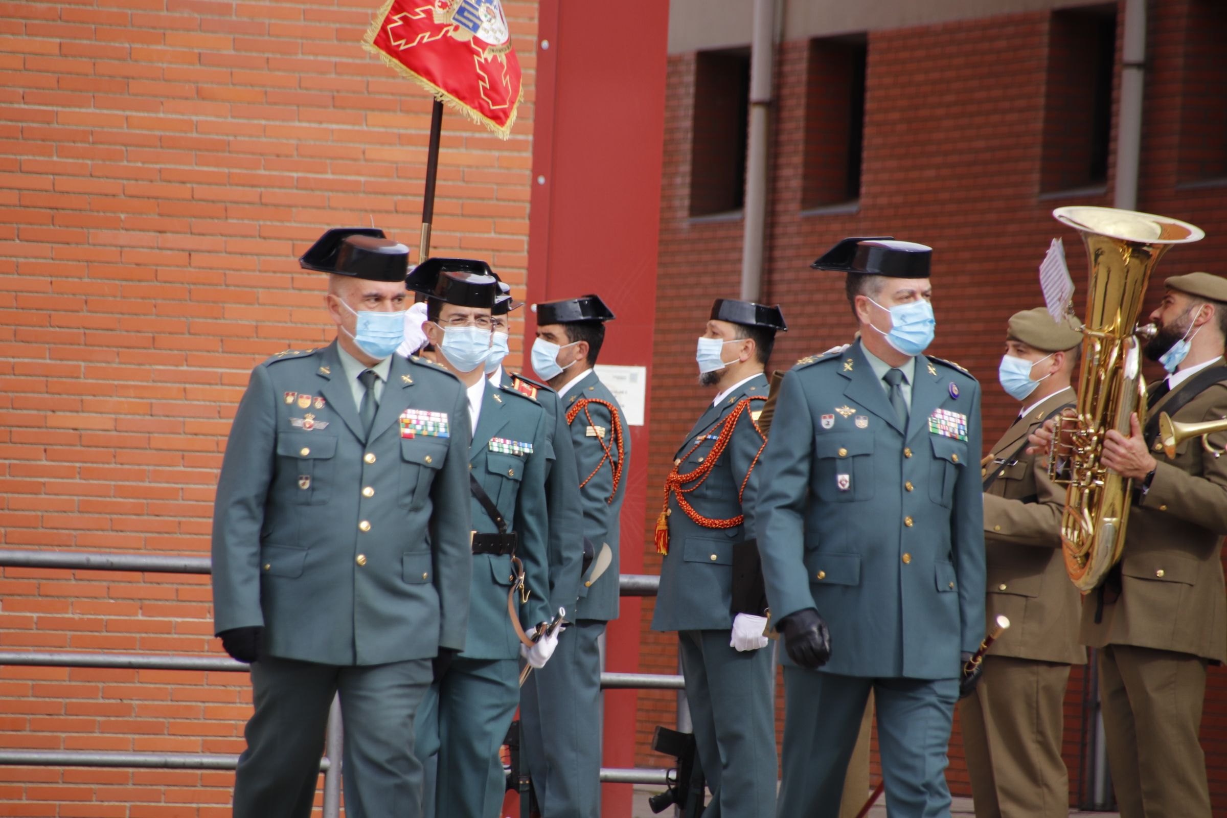 El Teniente General del Mando de  Fronteras y Policía Marítima de la Guardia Civil preside en Salamanca el acto de entrega de mando al nuevo Jefe de la Comandancia de la Guardia Civil de Salamanca