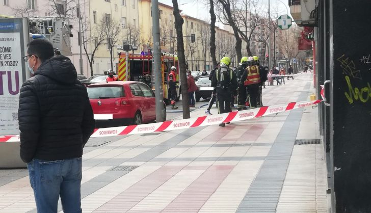 Despliegue de los bomberos hasta el Paseo de la Estación en la mañana de este domingo, 20 de marzo | Salamanca 24 Horas