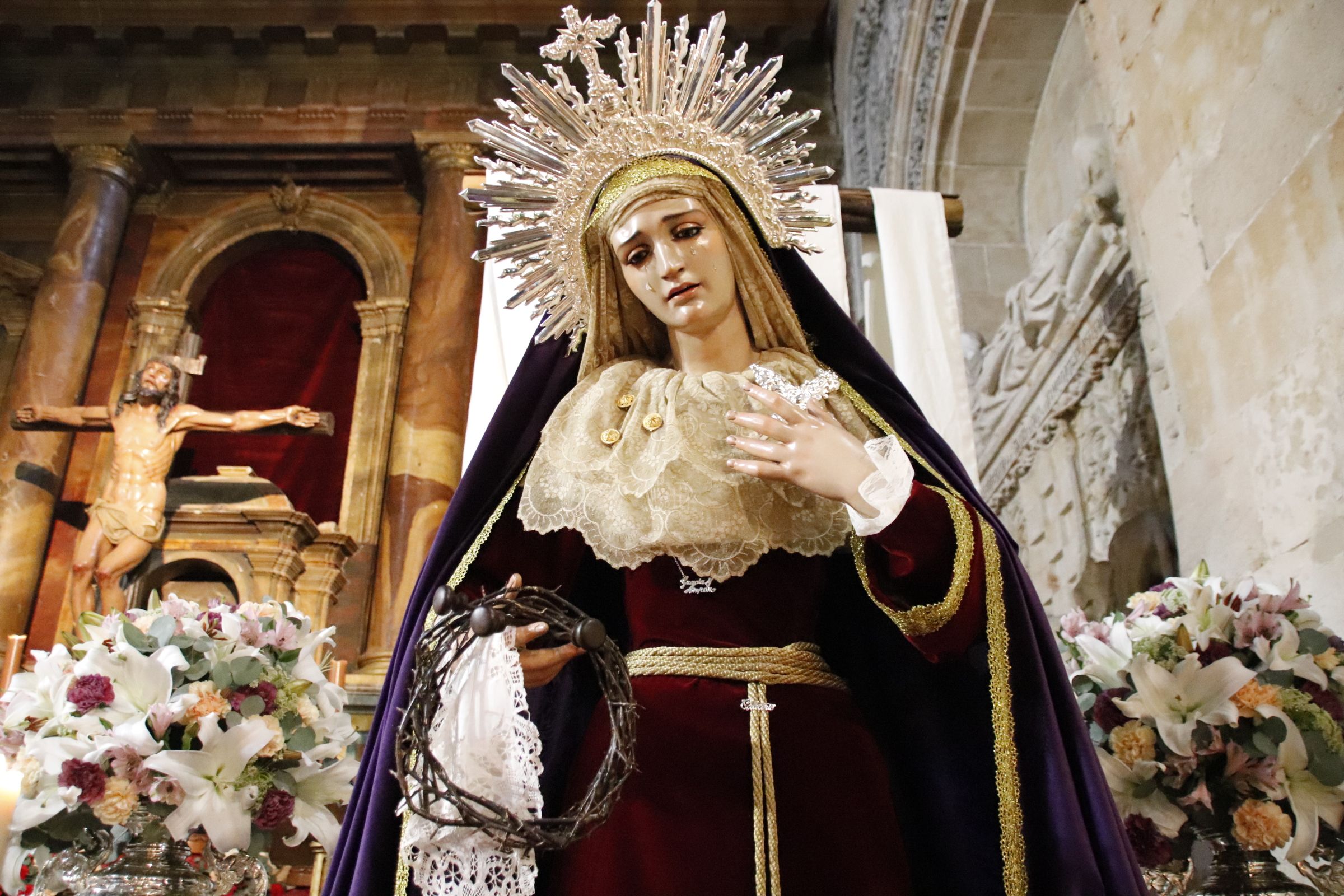 María Stma de Gracia y Amparo, la NUEVA virgen de la Hdad del Perdón. Foto de archivo