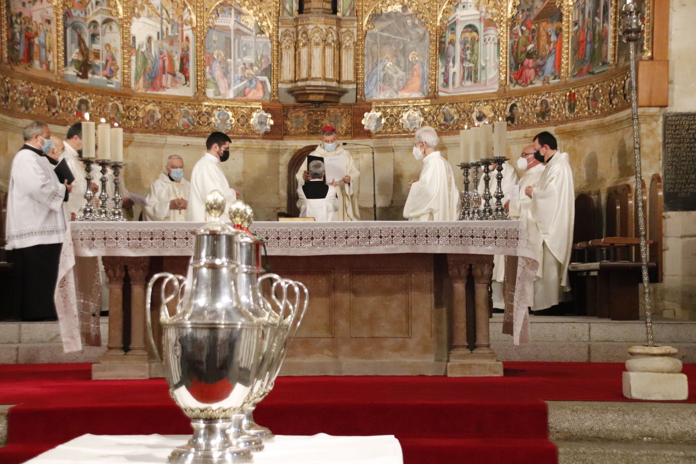 José Luis Retana presidirá su primera Misa Crismal como obispo de Salamanca.