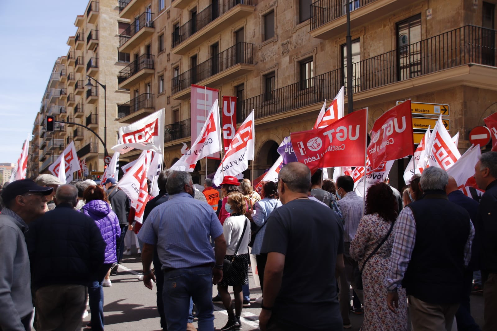 Imagen de archivo de una manifestación de UGT Salamanca | Salamanca 24 Horas