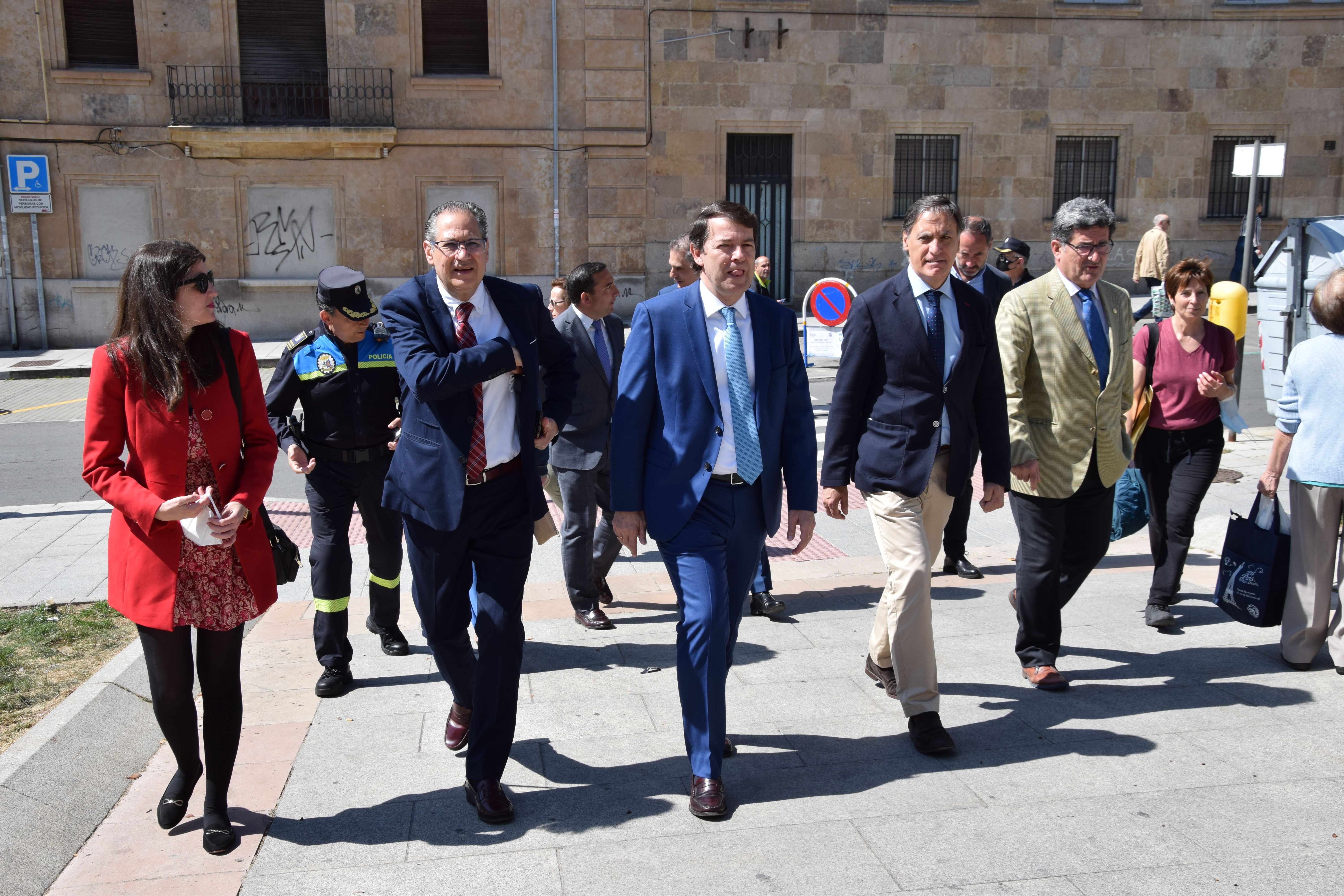 Fernández Mañueco y García Carbayo participan en la celebración del Día de Europa (6)
