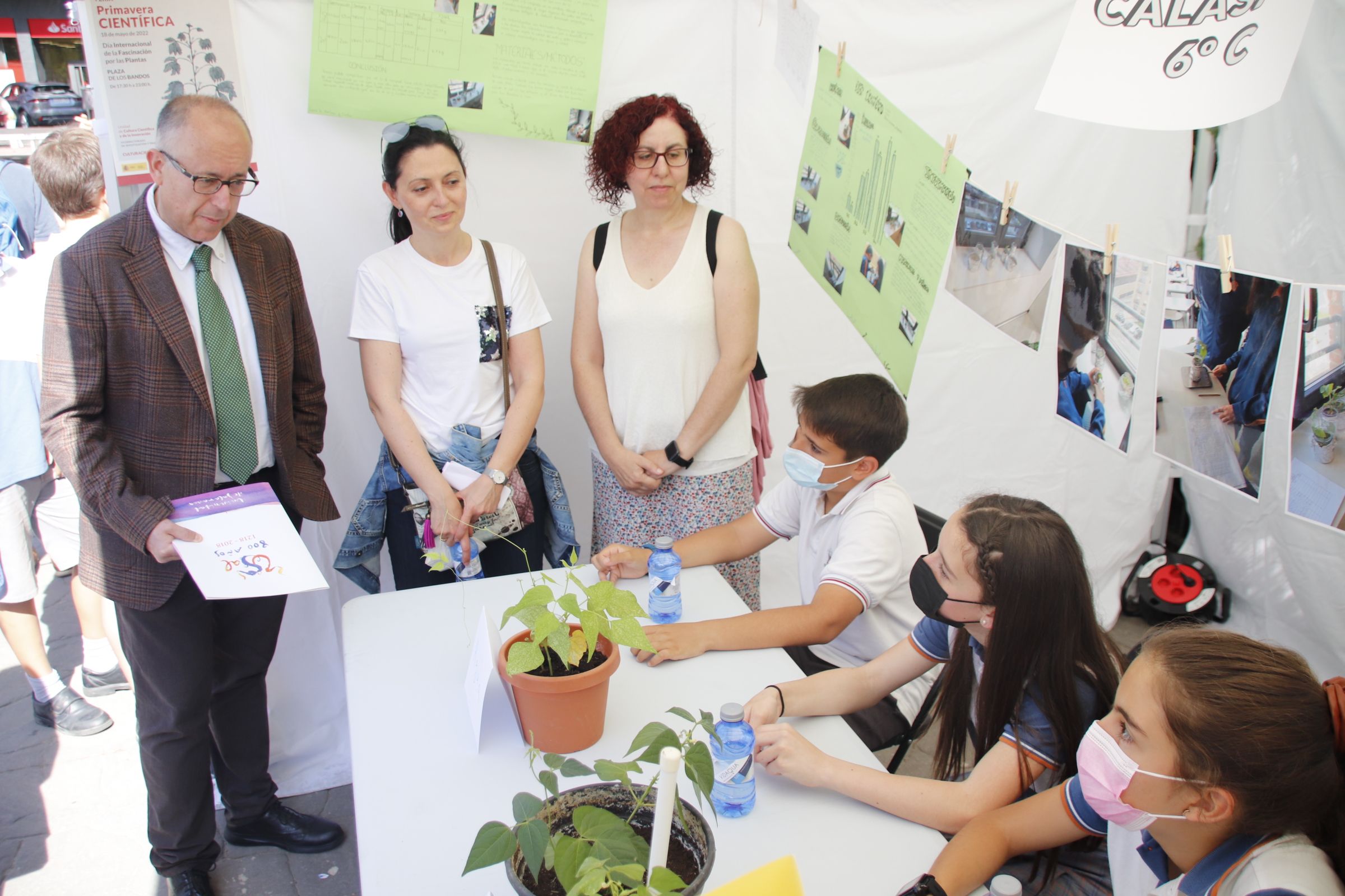 José Miguel Mateos Roco, inaugura la VII Feria “Primavera Científica”