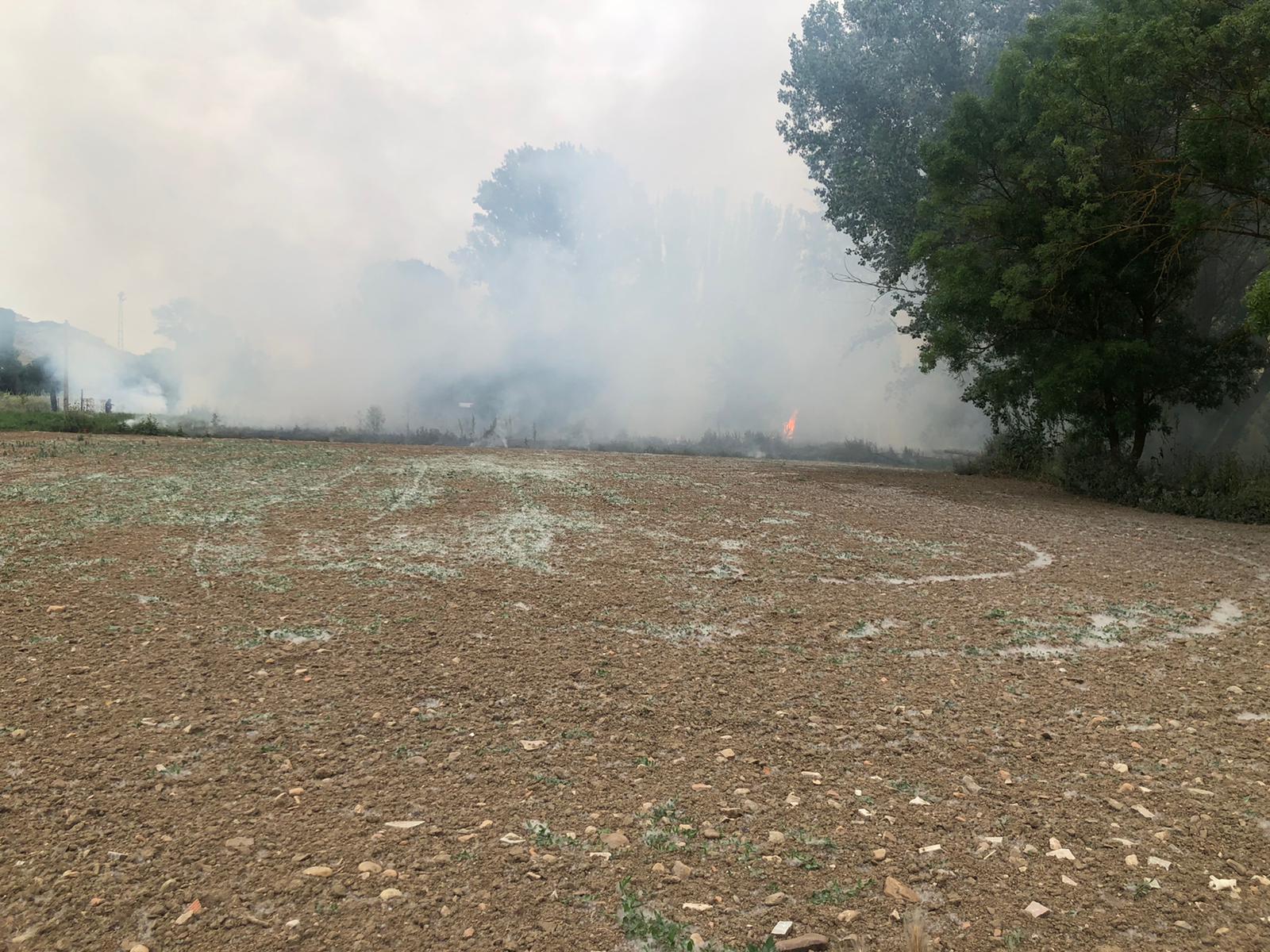 Imagen de archivo de un incendio forestal originado en Cabrerizos | Salamanca 24 Horas