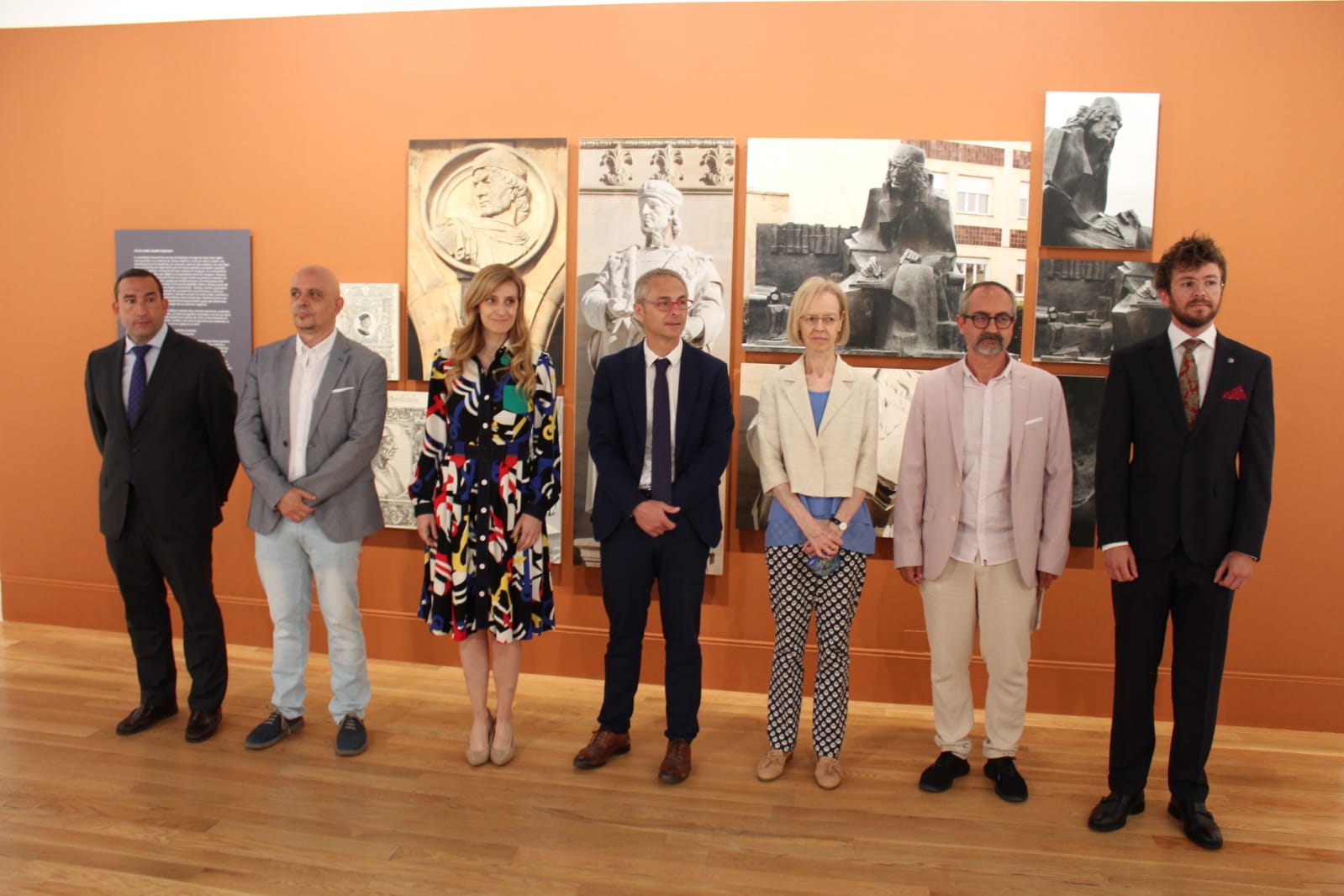 Inauguración de la exposición 'Nebrija, el ideal humanista' en la Universidad de Salamanca.