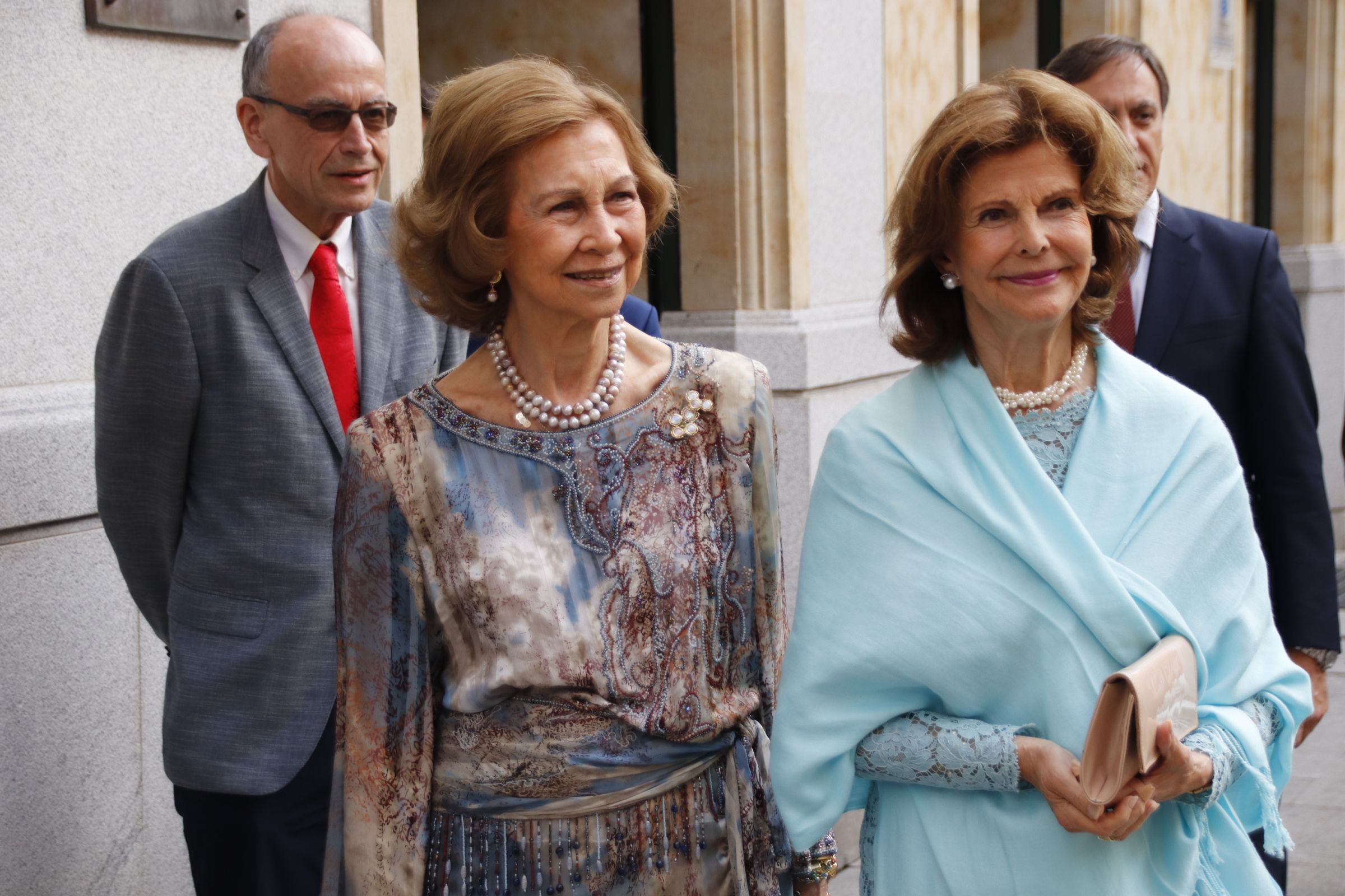  La Reina de Suecia y Doña Sofía asisten al concierto de la Orquesta Clásica del Teatro Liceo