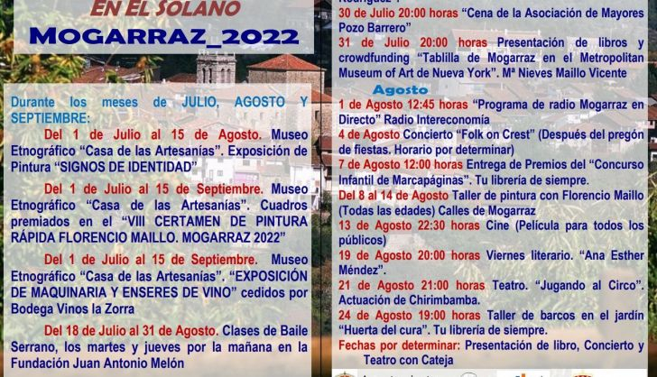 Programa cultural Mogarraz 
