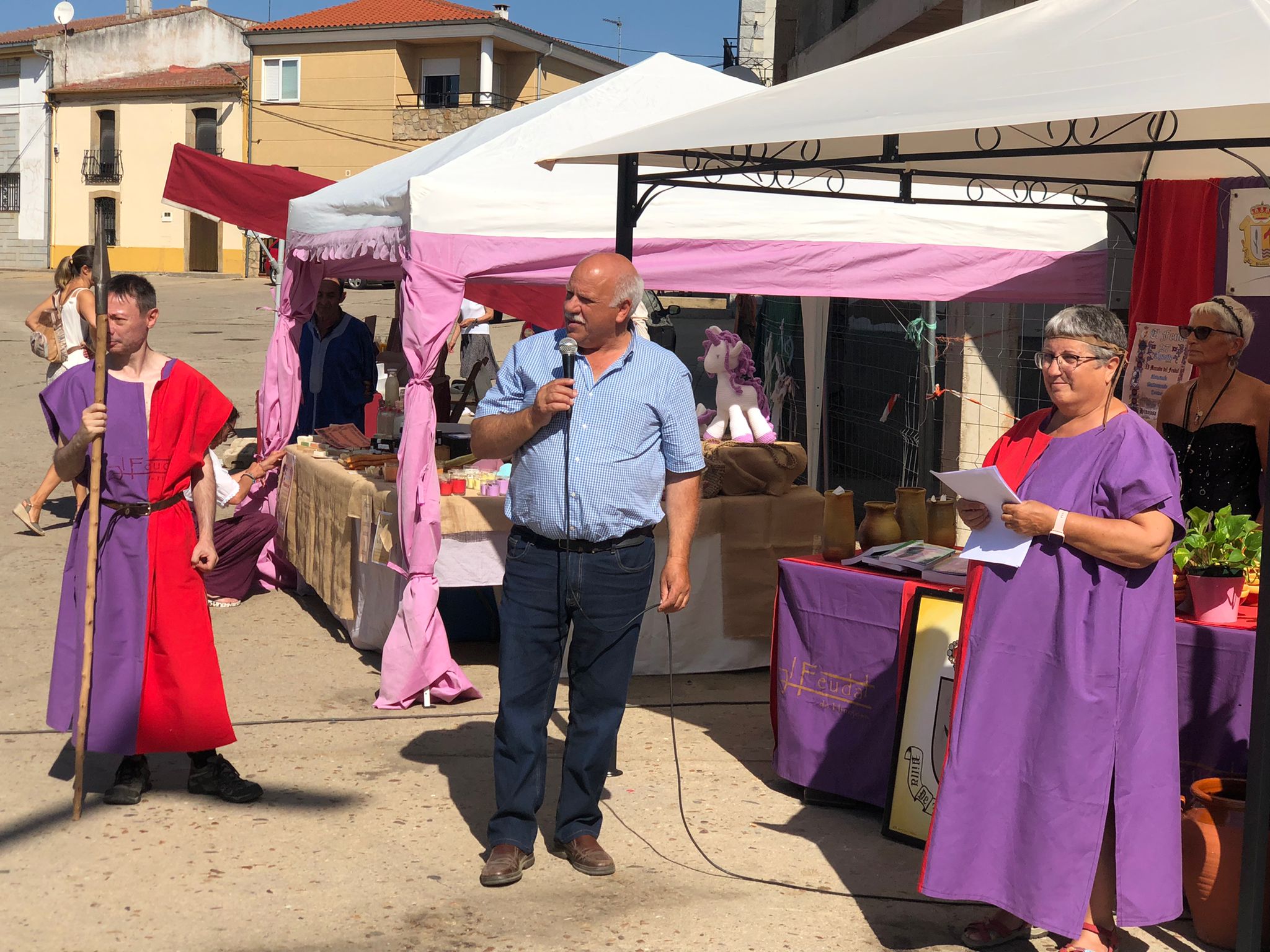Inauguración del mercado feudal de Hinojosa de Duero