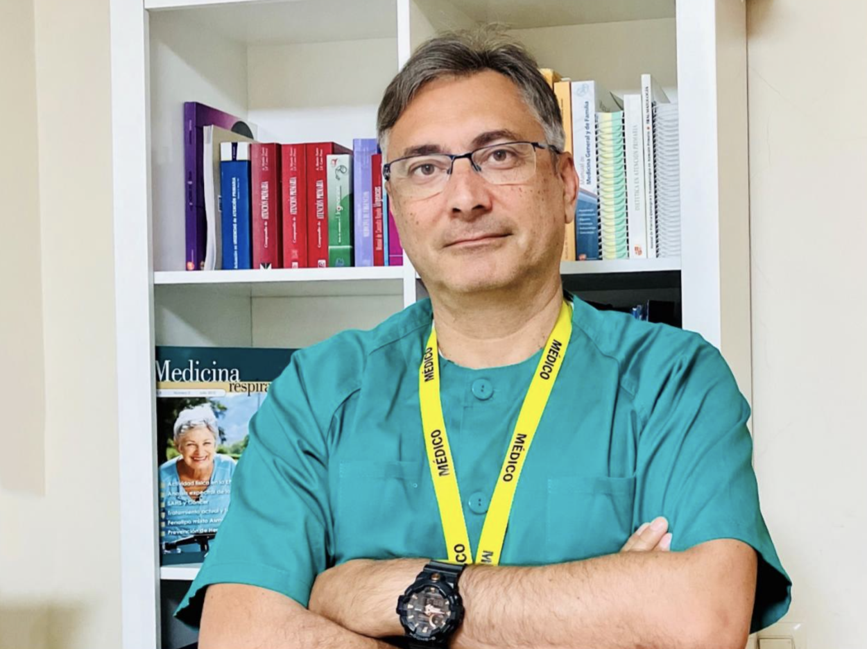 Miguel Ángel Hernández Mezquita, responsable de la consulta monográfica de fibrosis quística en el Servicio de Neumología del Hospital Universitario de Salamanca