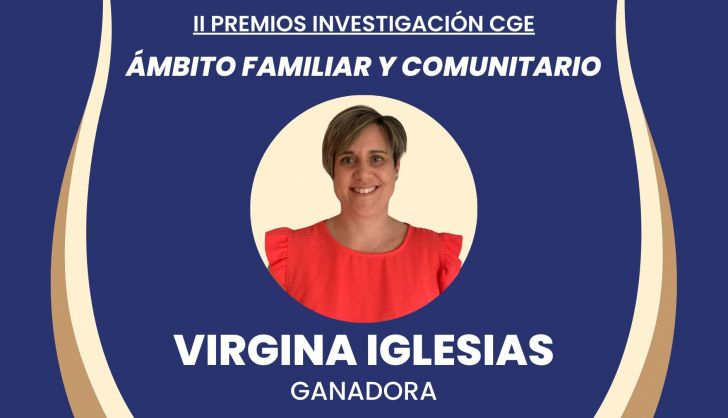 La enfermera de Salamanca, Virginia Iglesias, ganadora del II Premio de Investigación del Consejo General de Enfermería