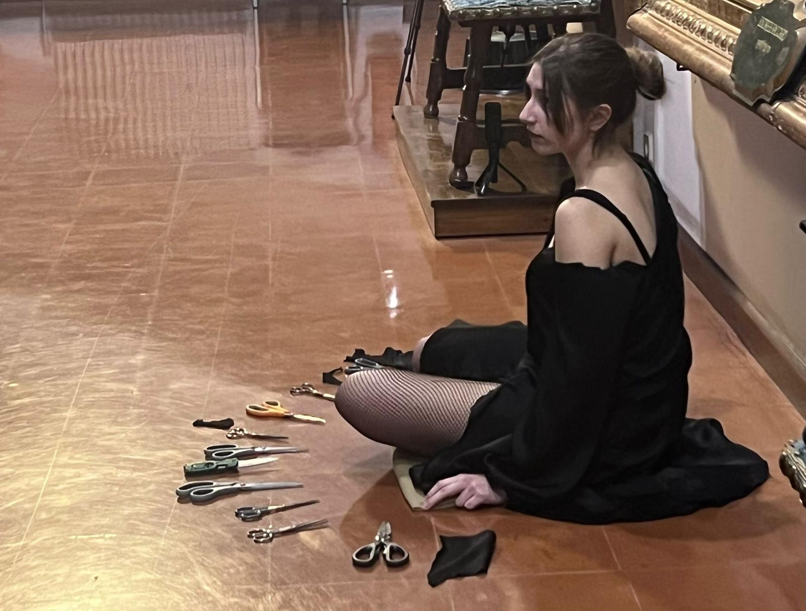 Performance en el Museo de Salamanca 